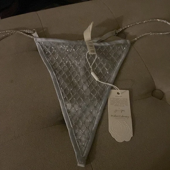 XL Glitter Thong Panty for love & lemons